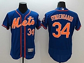 New York Mets #34 Noah Syndergaard Blue 2016 Flexbase Collection Stitched Baseball Jersey,baseball caps,new era cap wholesale,wholesale hats